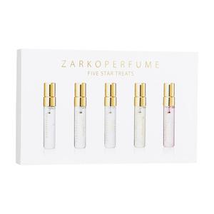 Skäm bort dina sinnen med de 5 olika lyxmolekylära dofterna i presentfasken Five Star Treats från Zarkoperfume Med24.se