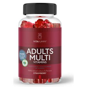 Multivitamin gummies med naturlik smag av bär, passar för barn över 11 år och vuxna - Med24.se