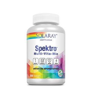 Få alla viktiga vitaminer och mineraler för immunsystemet i en kapsel med Solaray Spektro Multi-Vita-Min Med24.se