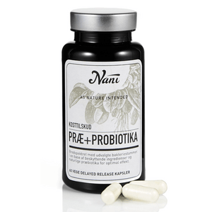 NANI Præ + Probiotics är ditt bredspektrumtillägg med mjölksyrabakterier och näringsrika ingredienser Med24.se