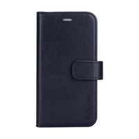 Radicover iPhone 12  Mini Flipcover veganskt läder - Svart