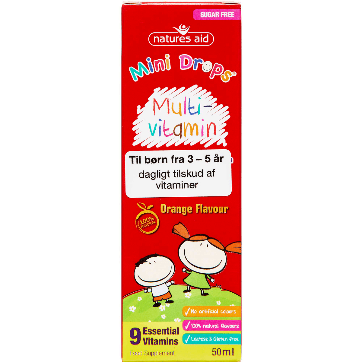 Köp Natures Aid Mini Drops MultiVitamin 50 ml på Med24.se