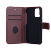 Radicover iPhone 12  Mini Flipcover veganskt läder - Brun
