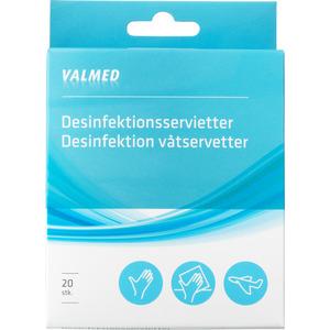 ValMed desinfektionsservetter används för desinfektion av både händer och ytor Med24.se