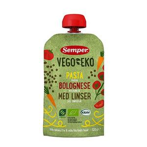 Semper Vego Eko Pasta Bolognese med linser - 6 månader