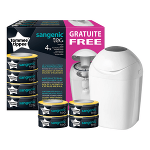 PAKETERBJUDANDE! Sangenic TEC blöjhink + 4 st refill - Begränsat antal!