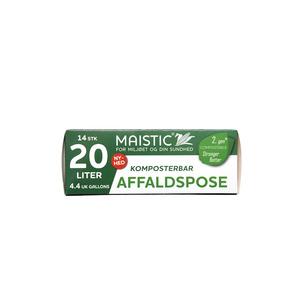 Maistic Komposterbara Soppåsar 20 L - 14 st, innehåller inte vanlig plast