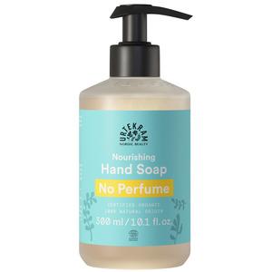 Urtekram No Parfume Hand Soap innehåller aloe vera och glycerin som ger mjukt skum och mycket fukt till händerna Med24.se
