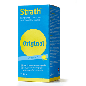 Nyhet från Strath Original kosttillskott - nu med vitamin D Med24.se