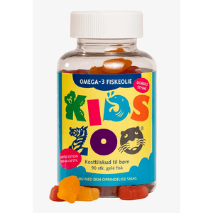Kids Zoo Omega-3 - LIMITED EDITION med 90 gummies till samma pris som 60 gummies! Med24.se