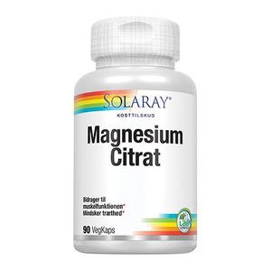 Magnesiumcitrat från Solaray hjälper bland annat att upprätthålla normal benstomme och tänder Med24.se