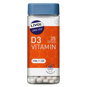 Livol Vitamin D3 (35ug) - 350 tabletter