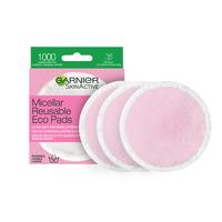 Garnier Micellar Eco Pads kan användas för att rengöra huden om