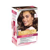 L'Oréal Paris Excellence Crème Hårfärg - 1 st - 5 Natural Light Brown