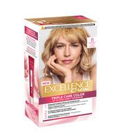 L'Oréal Paris Excellence Crème Hårfärg - 1 st - 8 Natural Light Blonde