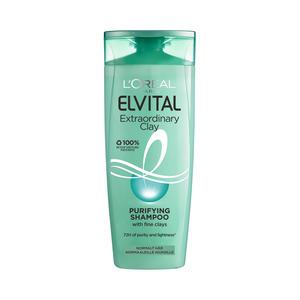 Elvital Extraordinary Clay Shampoo motverkar fett hår Med24.se