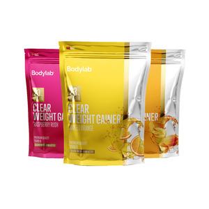 Bodylab Weight Gainer Clear är ett snabbt och välsmakande sätt att erhålla både protein och kolhydrater Med24.se