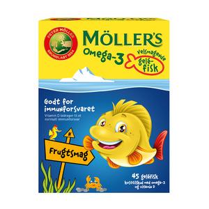 Möllers Omega-3 geléfiskar Frukt - 45 st