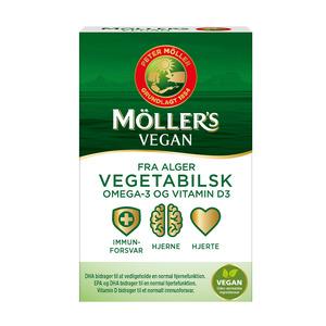 Möllers Vegan - Veganskt kosttillskott baserat på omega-3-algolja och vitamin D Med24.se