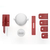 Reer Skåplås självhäftande vit - 1 st