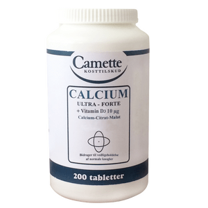 Calcium Ultra Forte + Ekstra Vitamin D3 - 200 tabletter