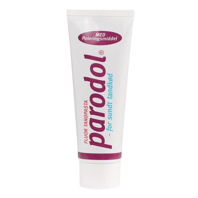 Parodol Tandkräm Röd med slipmedel - 75 ml