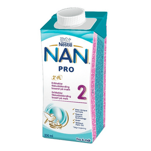 Nestlé Nan Pro 2 drickfärdig, från 6 månader - 200 ml
