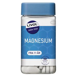 Livol Magnesium 300 mg - 80 tabletter, viktigt för benstomme och muskler