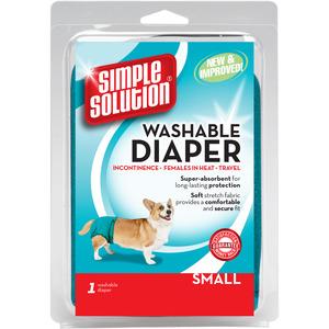 Tvättbar tygblöja för tikar mellan 5-12 kg från Simple Solution i storlek small Med24.se