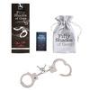 Fifty Shades Of Grey metal handcuffs med förpackning