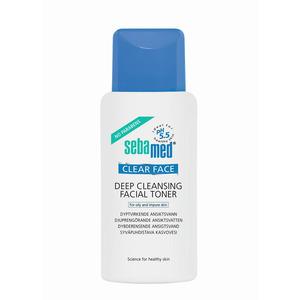 Deep Cleansing Facial Toner från Sebamed Clear Face rengör fet, oren och aknebenägen hud Med24.se