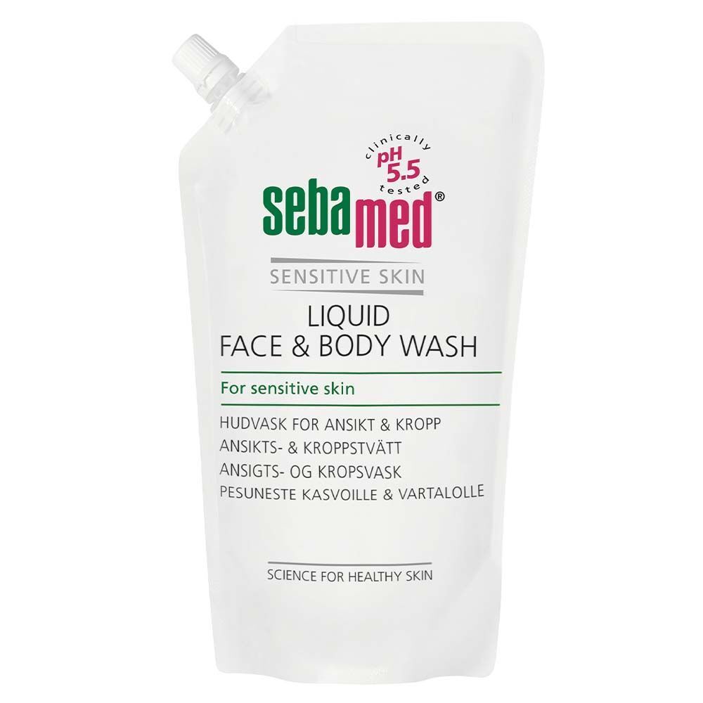Köp Sebamed Liquid Face & Body Wash Refill 1000 ml hos Med24.se