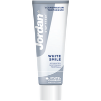 Jordan Tandkräm White Smile 75 ml - Gratis Gåva