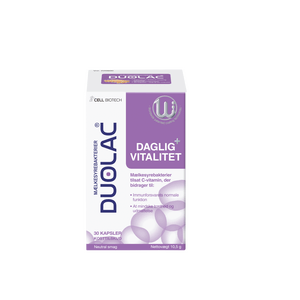 Duolac Daglig+ Vitalitet - 30 kapslar
