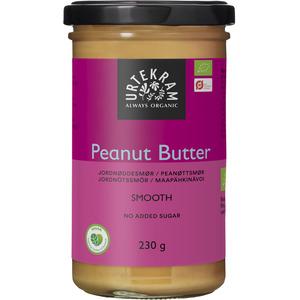 Urtekram Peanutbutter Smooth Eko - 230 g