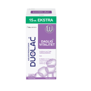 Duolac Daglig+ Vitalitet - 75 kapslar