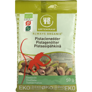 Urtekram Pistagenötter utan skal Ekologisk - 50 g