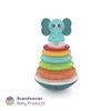 Färgglatt och roligt elefantringtorn att stapla från Scandinavian Baby Products Med24.se