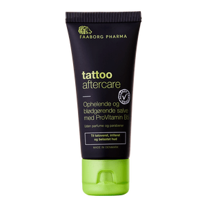 Faaborg Tatueringskräm är en speciellt utvecklad kräm för vård av tatueringar.