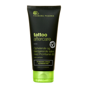 Faaborg Tattoo Aftercare creme är speciellt framtagen för att ta hand om tatueringar.