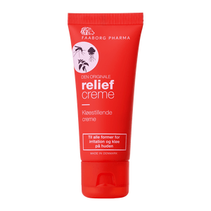 Faaborg Pharma Relief Creme - minskar klåda och obehag efter insektsstick.
