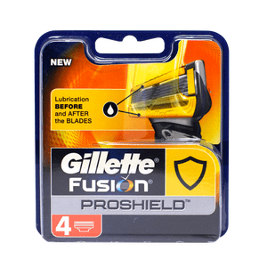 Gillette Fusion Proshield Rakblad - 4 st