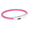 Trixie Safer Life USB Flash halsband XS-S - Välj färg - Pink