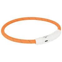 Trixie Safer Life USB Flash halsband M-L - Orange