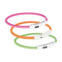 Trixie Safer Life USB Flash halsband M-L - Grön
