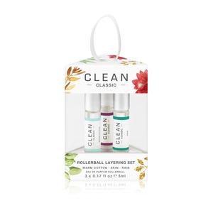 CLEAN Classic™ Rollerball Layering Trio gaveæske med 3 populära Eau de Parfums Med24.se