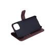 RadiCover iPhone 13 Flipcover Vegansk Läder - Brun, Flipcover kan också användas för att ställa telefonen horisontellt