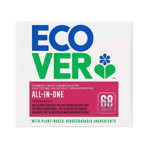 Ecover All in One Diskmaskinstabletter - 70 tabs, en frisk doft från växtbaserade ingredienser