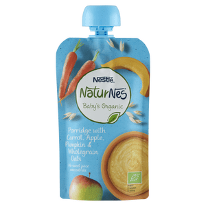 Nestlé Naturnes gröt/smoothie m. morot & pumpa - 110 g