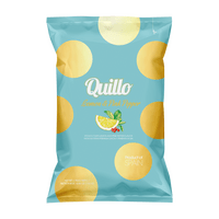 Quillo Lemon & Pink Peber Chips - 45 g